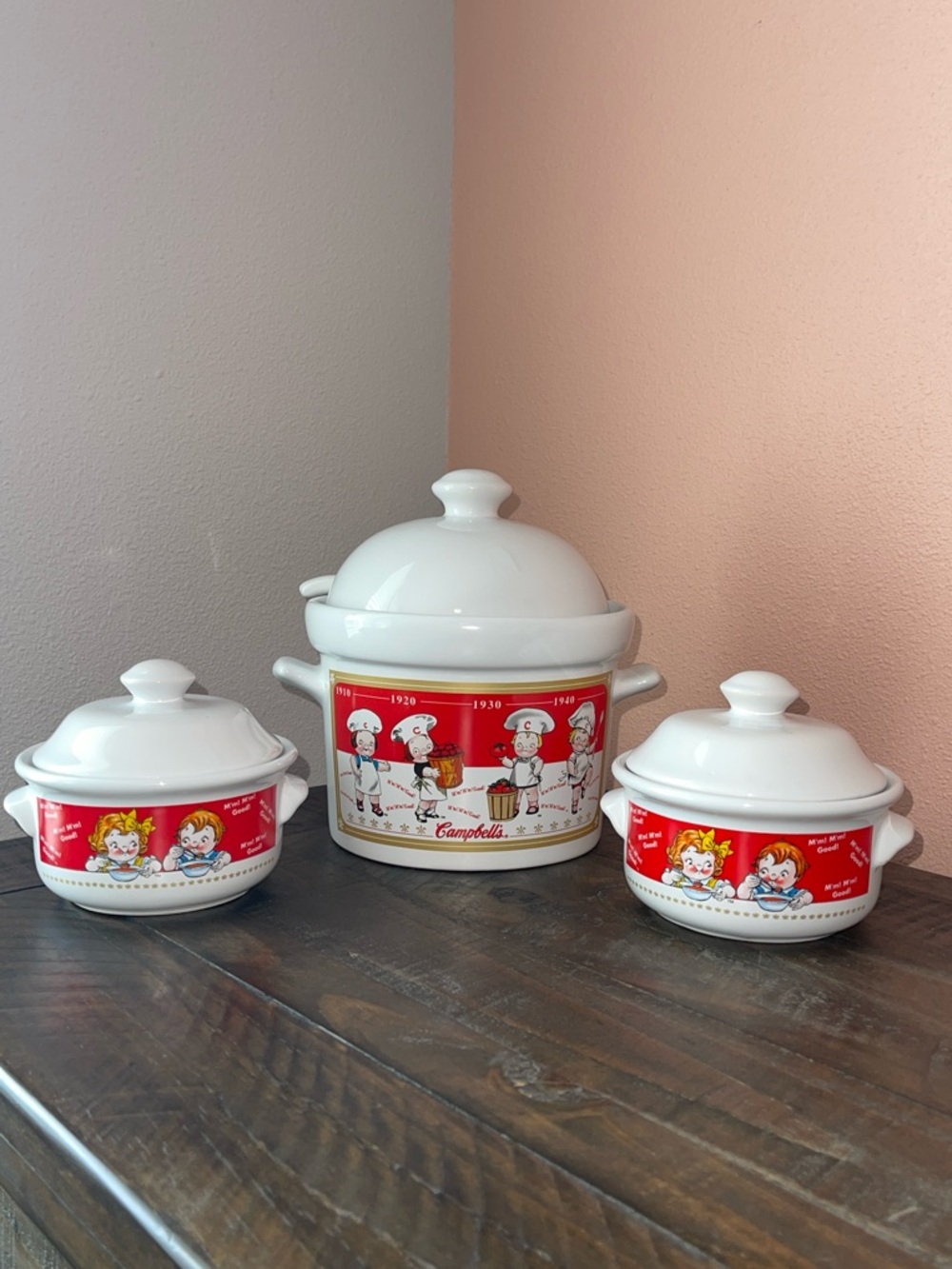 Vintage Houston Harvest Gift Campbell Soup Tureen & Bowl Set_Through the Years